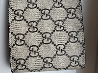 Wallet, gucci, bifold wallet gg supreme tiger beige - afbeelding 2 van  4