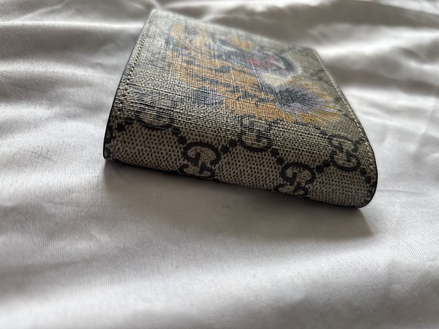 Wallet, gucci, gg supreme tiger wallet, multicolor - afbeelding 5 van  8