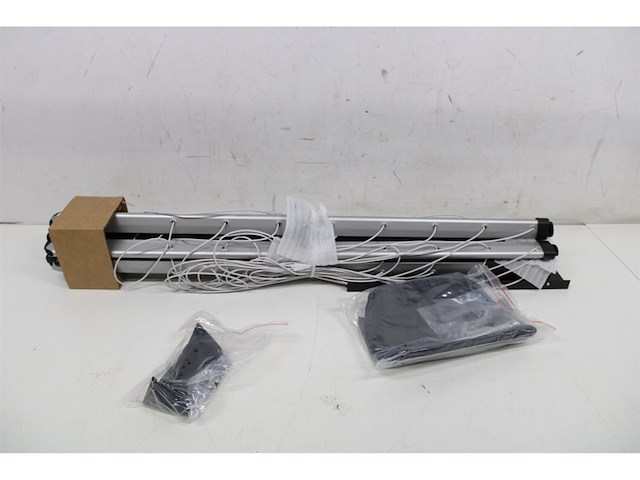 Wallfix droogrek 24m drooglijn inklapbaar uv-bestendig metallic grey - afbeelding 4 van  4