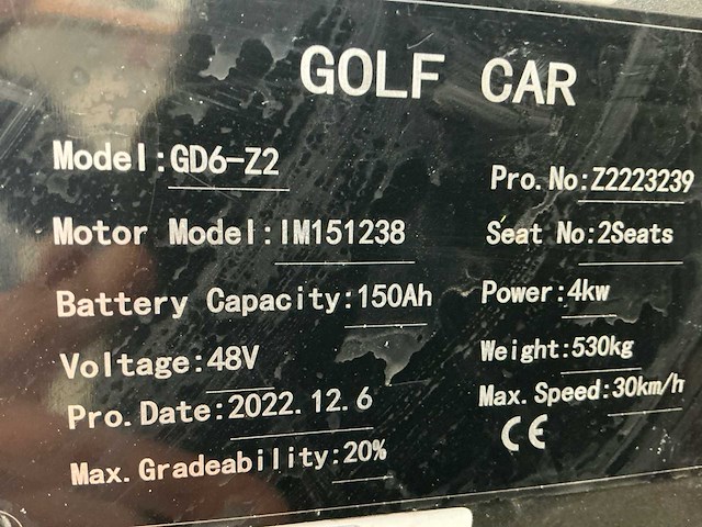 Wallonie gd6-z2 golfkar - afbeelding 22 van  28