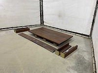 Walnotenhouten tafel - afbeelding 1 van  6