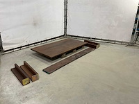 Walnotenhouten tafel - afbeelding 2 van  6