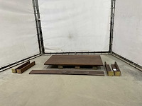 Walnotenhouten tafel - afbeelding 3 van  6