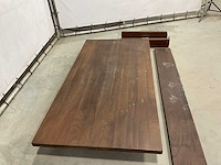 Walnotenhouten tafel - afbeelding 3 van  6