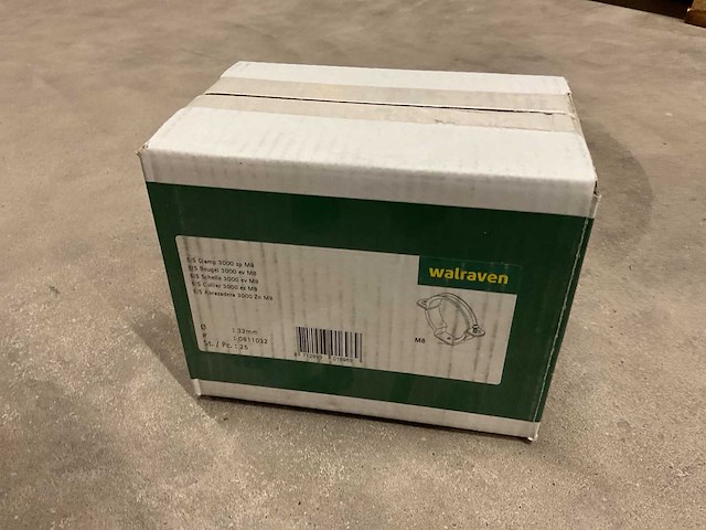 Walraven bis 3000 ev 32mm m8 doos á 25 stuks leidingbeugels (15x) - afbeelding 2 van  3