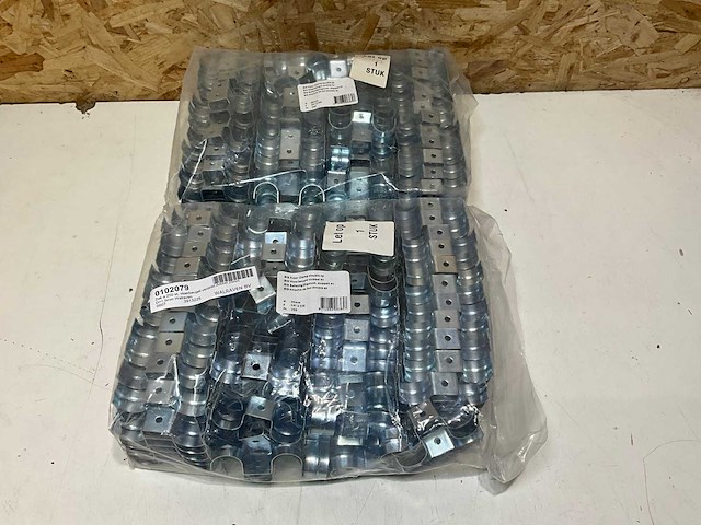 Walraven zak a 250st. zadel / leidingbeugel verzinkt dubbel tbv buis 25mm d=1,5mm (2x) - afbeelding 2 van  4