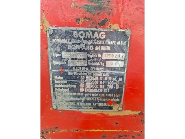 Wals bomag, bw75, bouwjaar 1966 - afbeelding 4 van  12