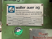 Walter auer t13 buigmachine - afbeelding 3 van  11