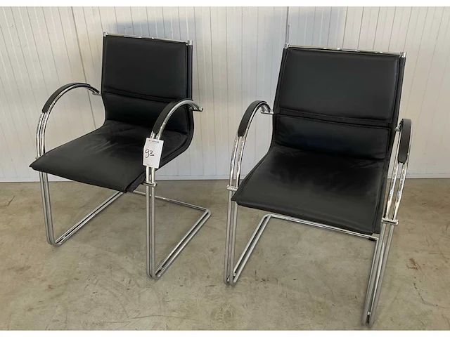 Walter knoll eetkamerstoel (2x) - afbeelding 1 van  6