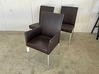 Walter knoll eetkamerstoel (3x)
