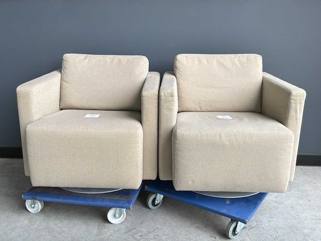 Walter knoll nelson fauteuil (2x) - afbeelding 1 van  6