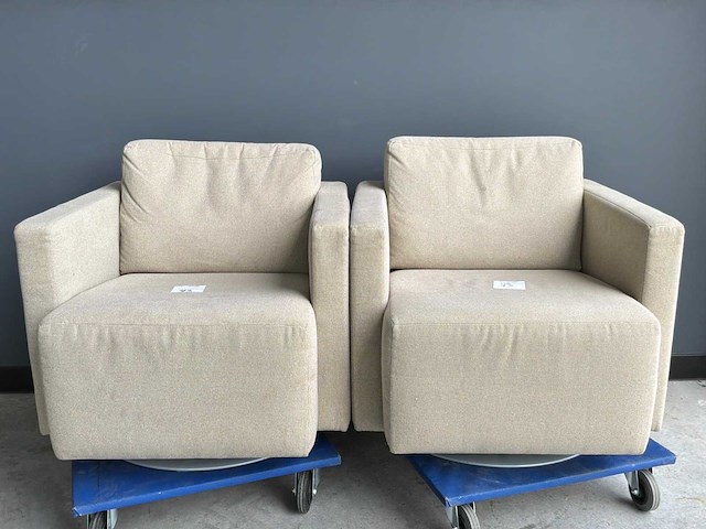 Walter knoll nelson fauteuil (2x) - afbeelding 1 van  6