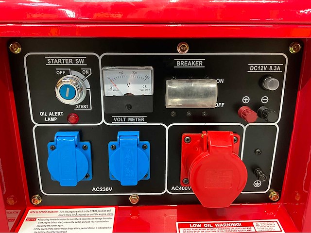 Walter stahl ws12000 - stroomgenerator / aggregaat diesel - 5kw - afbeelding 3 van  6