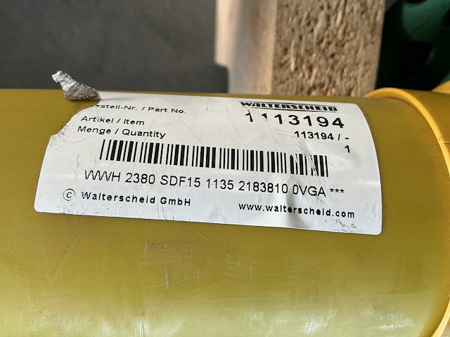 Walterscheid aftakas (3x) - afbeelding 2 van  3