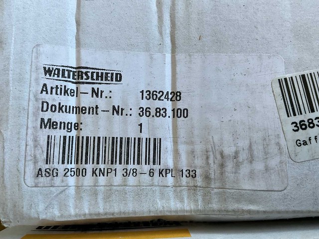 Walterscheid aftakassen & gaffels - afbeelding 13 van  14