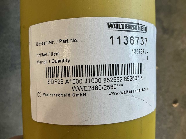 Walterscheid sdf25 1000 groothoekaftakas afscherming (4x) - afbeelding 3 van  3