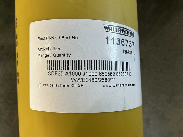 Walterscheid sdf25 1000 groothoekaftakas afscherming (5x) - afbeelding 3 van  3
