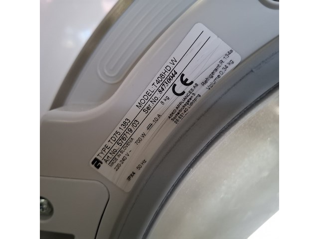 Wamtepomp droger 8.0 kg, asko a+++, t408hd.w, 2023 - afbeelding 9 van  10