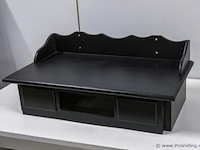 Wan gemonteerde kaptafel met kruk - afbeelding 1 van  4