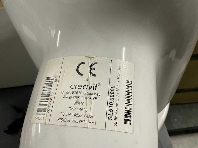 Wand bidet wit - afbeelding 2 van  2