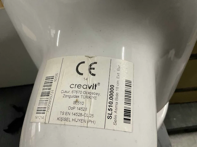 Wand bidet wit - afbeelding 2 van  2