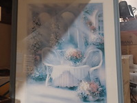 Wand decoratie tuinset 60x75cm aantal 1 stuks. - afbeelding 1 van  3