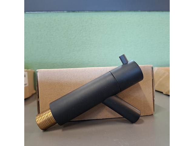 Wand-fonteinkraan best design, spador-nero, mat zwart - afbeelding 1 van  4