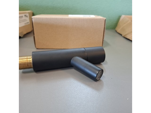 Wand-fonteinkraan best design, spador-nero, mat zwart - afbeelding 3 van  4