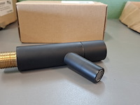 Wand-fonteinkraan best design, spador-nero, mat zwart - afbeelding 3 van  4