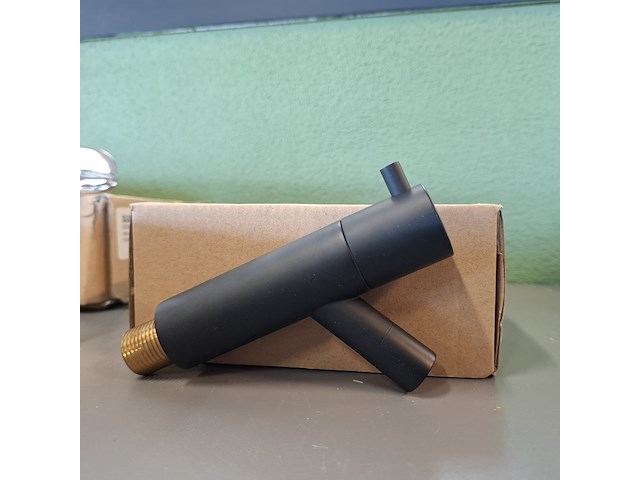 Wand-fonteinkraan best design, spador-nero, mat zwart - afbeelding 2 van  4