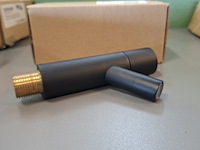 Wand-fonteinkraan best design, spador-nero, mat zwart - afbeelding 3 van  4