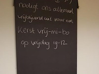 Wand krijtbord - 64x2x109cm