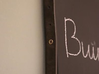 Wand krijtbord - 64x2x109cm - afbeelding 3 van  3