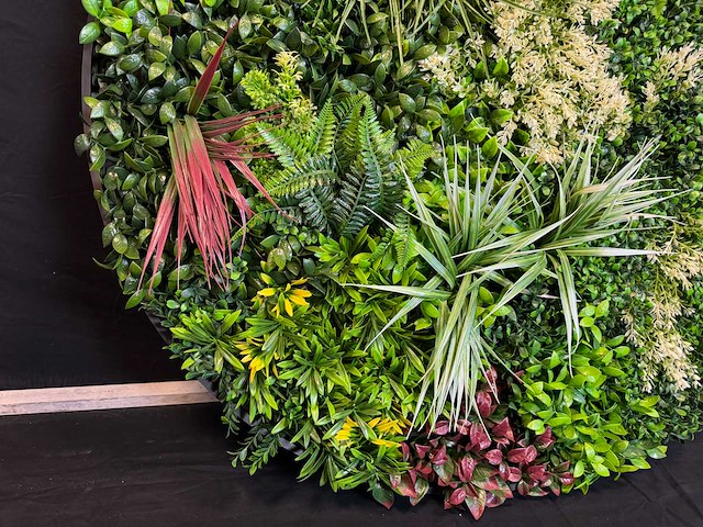 Wand paneel rond (2x) - afbeelding 2 van  2