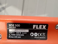 Wand-/plafondschuurmachine - 225mm - 230v, flex powertools, wse500, 2018 - afbeelding 10 van  11
