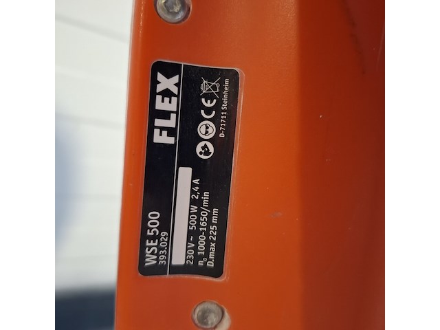 Wand-/plafondschuurmachine - 225mm - 230v flex powertools, wse500, bouwjaar 2015 - afbeelding 6 van  6