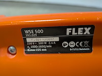 Wand-/plafondschuurmachine - 225mm - 230v flex powertools, wse500, bouwjaar 2018 - afbeelding 5 van  8