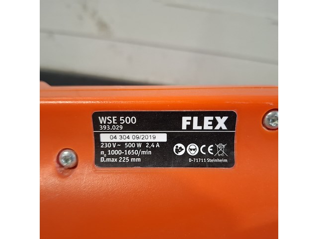 Wand-/plafondschuurmachine - 225mm - 230v flex powertools, wse500, bouwjaar 2020 - afbeelding 6 van  7