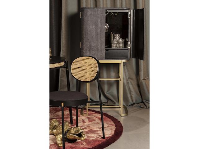 Wand-/wijnkast bold monkey, ava morgana | slangenleer - afbeelding 2 van  6