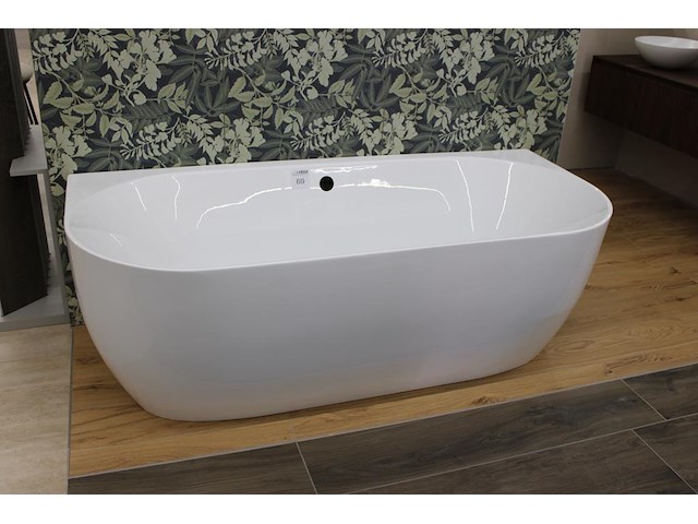Wandbad met afmeting 180 x 80 cm. hoogte 60 cm. - afbeelding 1 van  2