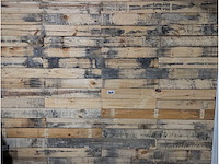 Wandbekleding oud hout 20 m2 - afbeelding 1 van  1