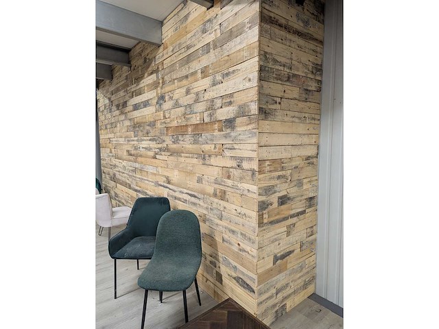 Wandbekleding vuren 10m2 - afbeelding 2 van  2