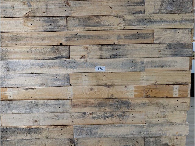 Wandbekleding vuren 10m2 - afbeelding 1 van  2