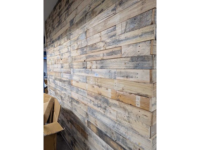 Wandbekleding vuren 10m2 - afbeelding 2 van  2