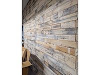 Wandbekleding vuren 10m2 - afbeelding 2 van  2