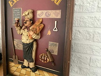 Wandbord bakker - afbeelding 2 van  3