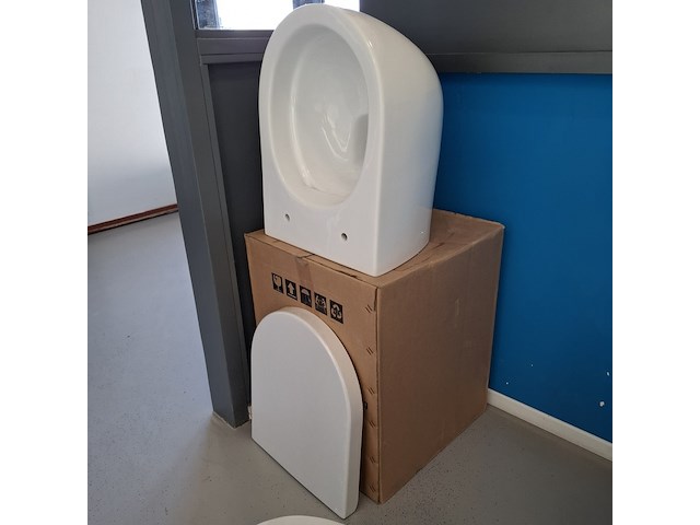 Wandcloset adw best, glans wit - afbeelding 1 van  4