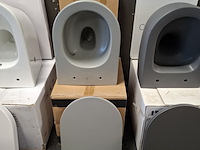 Wandcloset, aqua nova, kolk, licht grijs - afbeelding 1 van  4