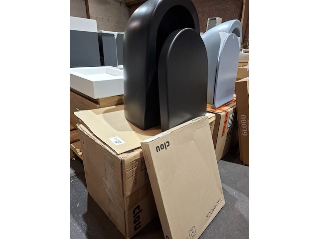 Wandcloset clou hammock, mat zwart - afbeelding 4 van  4