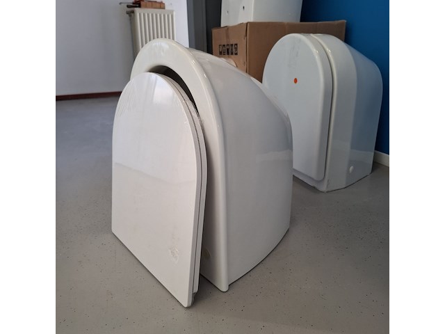 Wandcloset duravit, darling new, glans wit - afbeelding 1 van  4